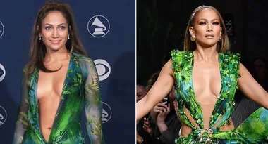 Jennifer Lopez slays the runway in new Versace dress