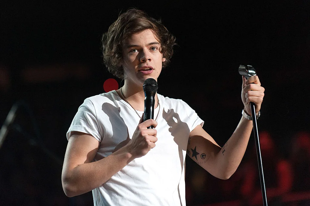 Harry Styles performing at the Z100's Jingle Ball 2012 at Madison Square Garden