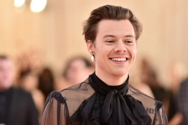 Harry Styles at the 2019 Met Gala Celebrating Camp
