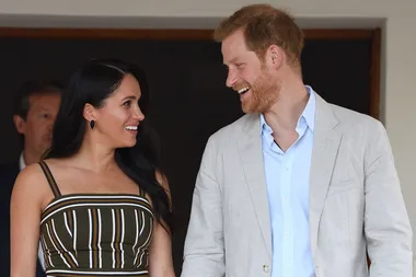 Meghan and Harry break protocol wth a kiss on South African tour