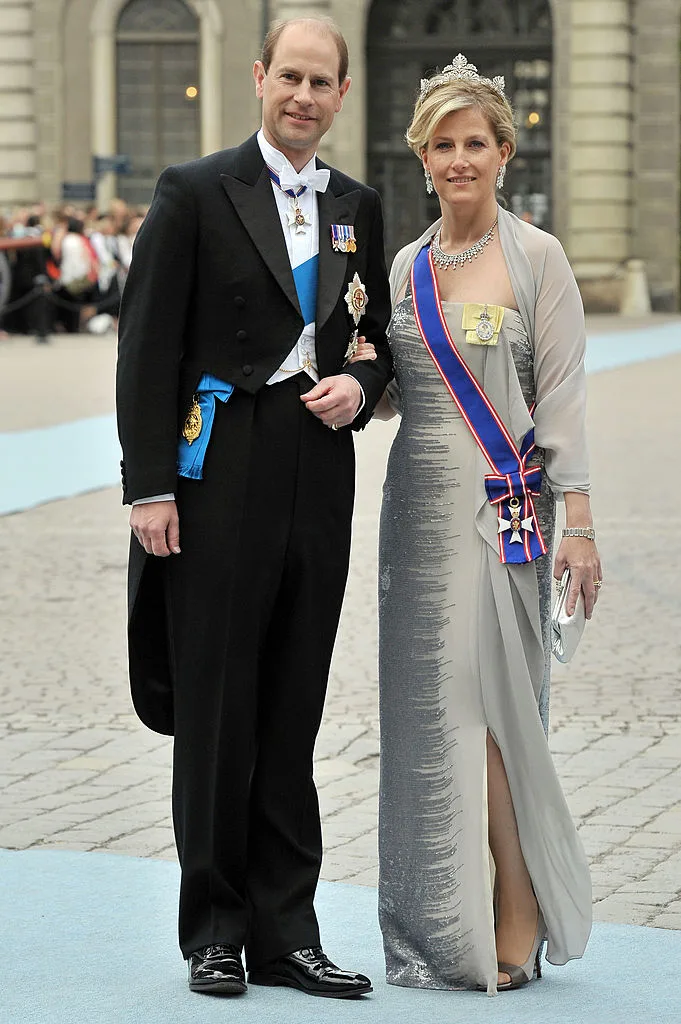 Prince Edward and Princess Sophie at the wedding of Crown Princess Victoria of Sweden