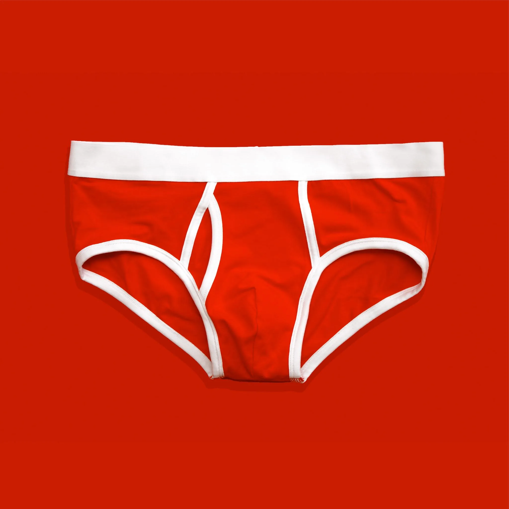A pair of red y-front underwear