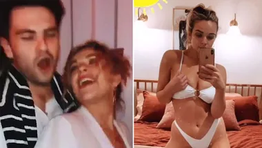 Abbie Chatfield grinds on a man she now claims to “love