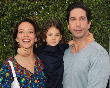 Zoe Buckman, David Schwimmer and daughter Chloe Buckman Schwimmer