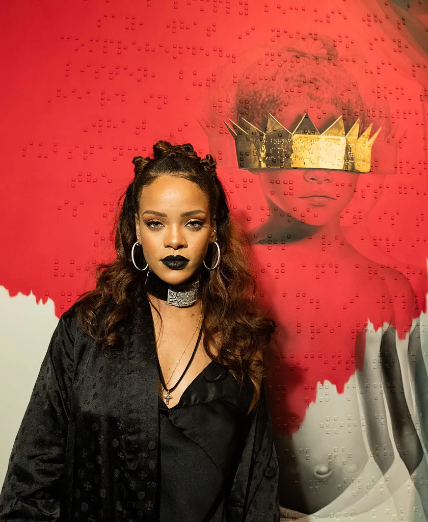 Rihanna at her 8th album's artwork reveal
