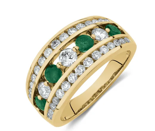 Michael Hill emerald ring