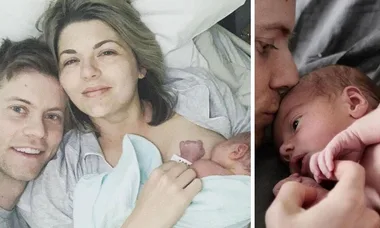 Neighbours star Tim Phillipps welcomes first child with wife Jessica