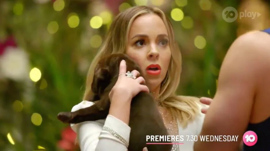 Fireman wins The Bachelorette Angie Kent's heart with a puppy