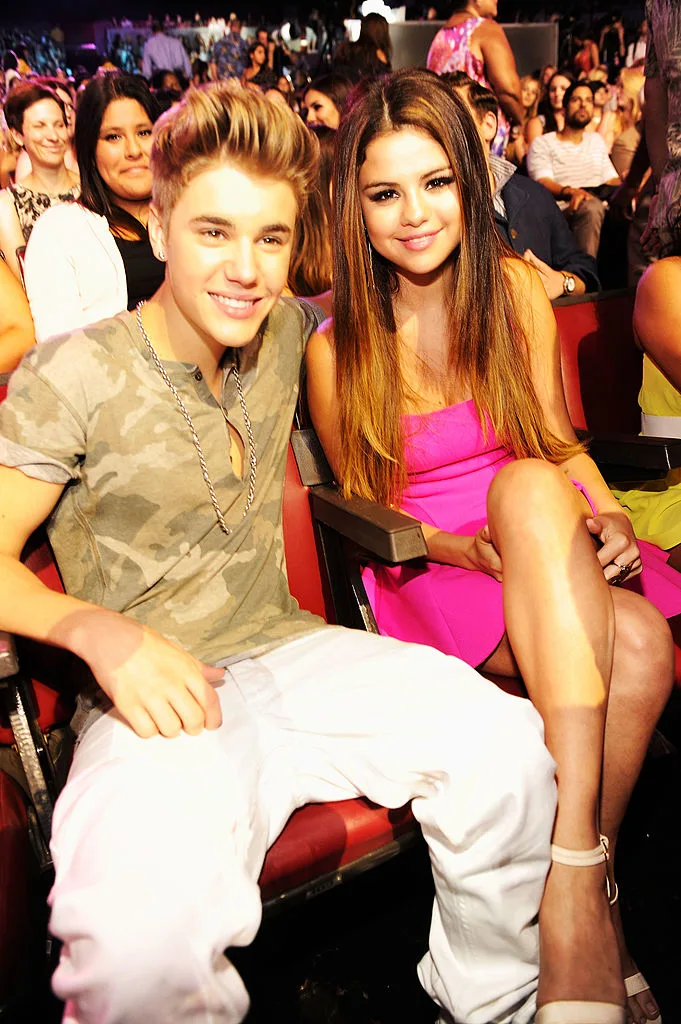 Justin Bieber and Selena Gomez at the 2012 Teen Choice Awards