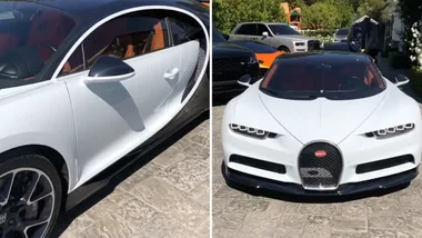 Kylie Jenner shows off new Bugatti Chiron