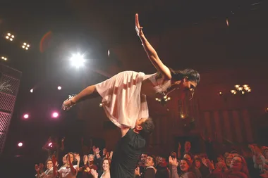 The Real Dirty Dancing: Stephanie Rice nails iconic lift