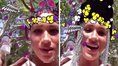 Meghan Markle startled by instagram filter during royal tour