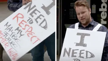 Donna publicly humiliates Denton with degrading stunt