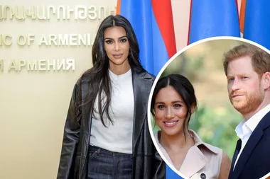 Kim Kardashian just defended Meghan Markle and Prince Harry