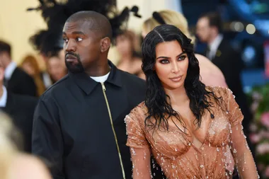 Kanye and Kim were feuding over her ultra-tight Met Gala look