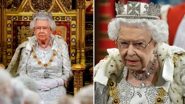 Queen looks FURIOUS as she prepares for speech to parliament
