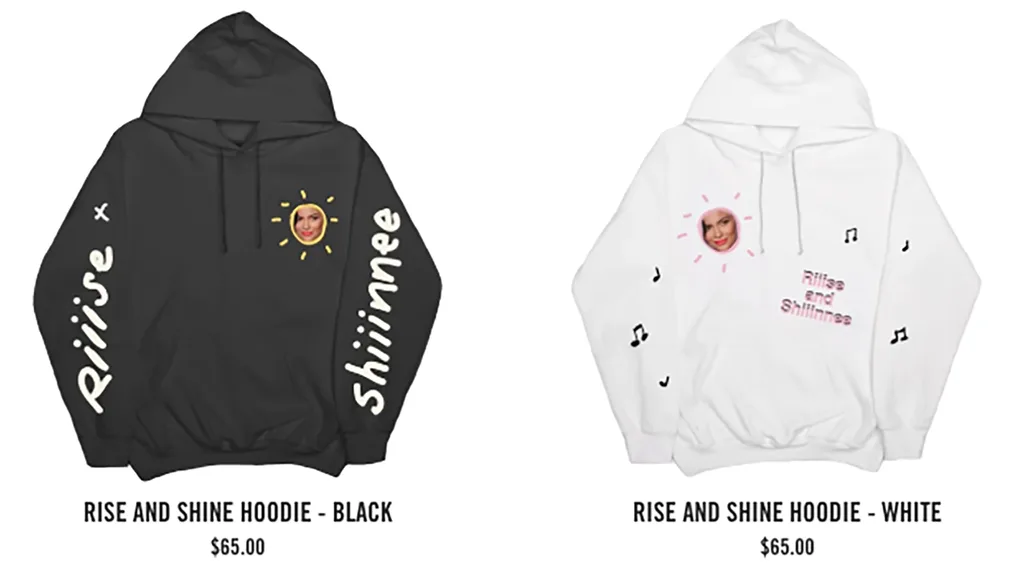 Kylie Jenner rise and shine merchandise