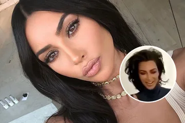 Kim Kardashian’s unexpected natural hair