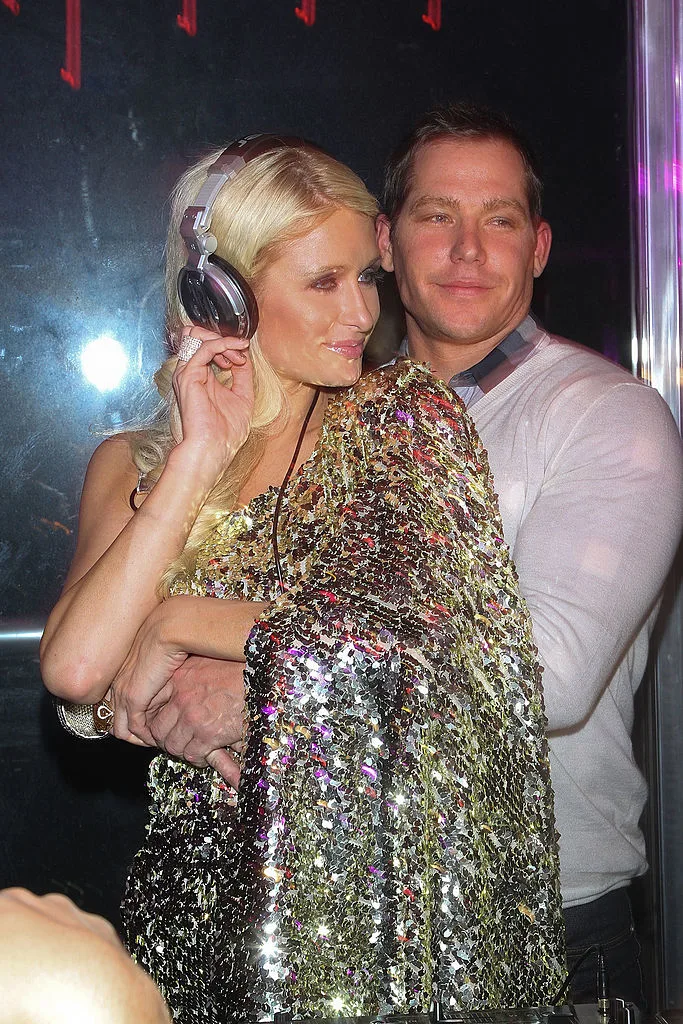 Paris Hilton and her boyfriend Cy Waits at the