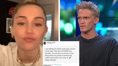 Cody Simpson defends Miley Cyrus against LGBTQ backlash