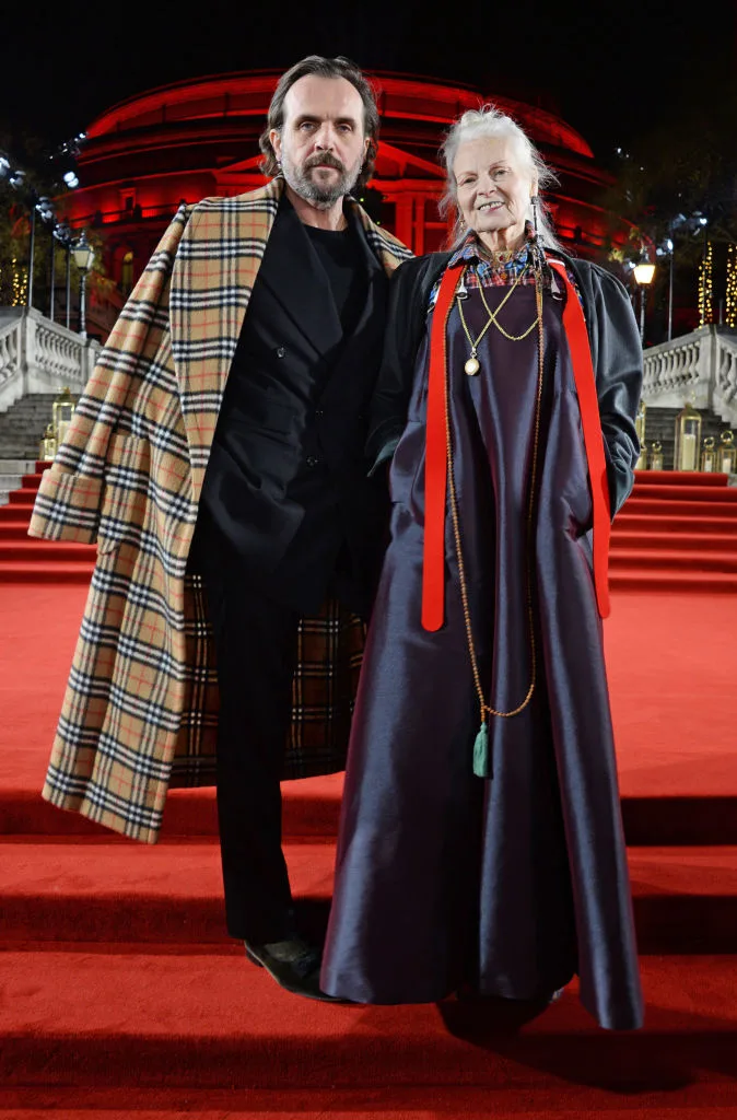 Andreas Kronthaler and Dame Vivienne Westwood at The Fashion Awards 2018