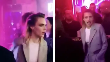 Cara Delevingne and Ashley Benson at Nastygal launch