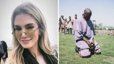 Delta Goodrem attends Kanye’s ‘Jesus is King’ launch party