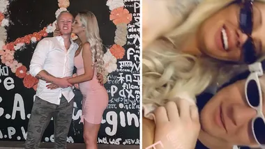 Jessika Power hangs out with boxer Kyron Dryden