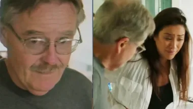 Shay Mitchell pranks dad about going into labour