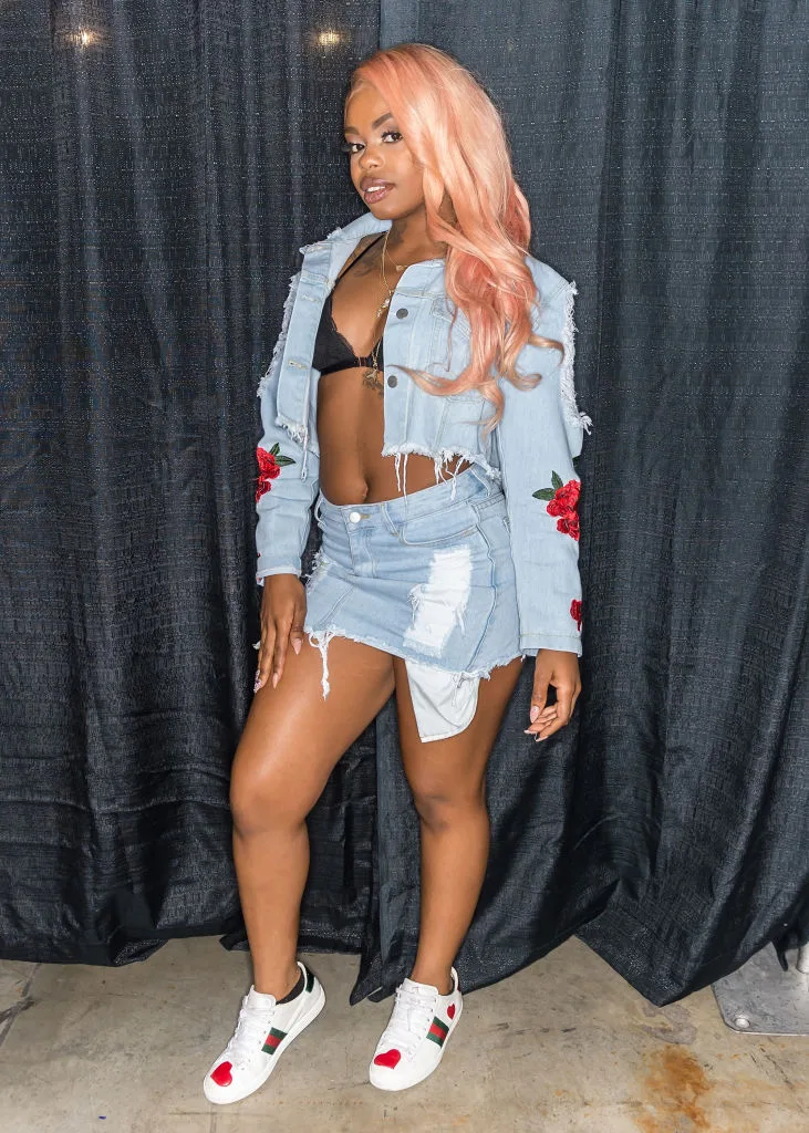 Hiphop artist Dreezy at the 2017 Be Beautiful Expo