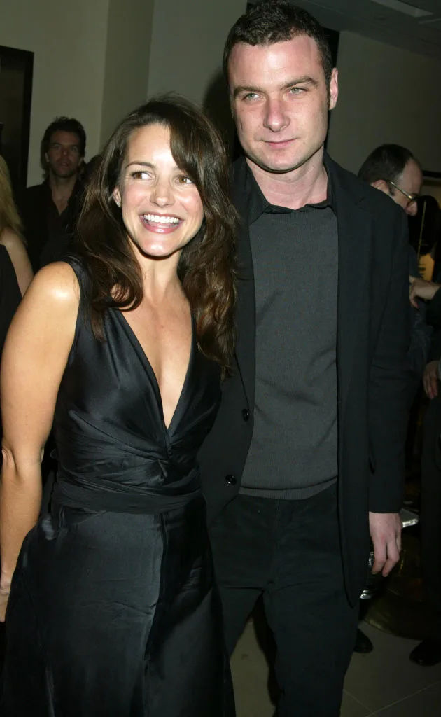 Kristin Davis and Liev Schreiber during the opening night party of The Mercy Seat