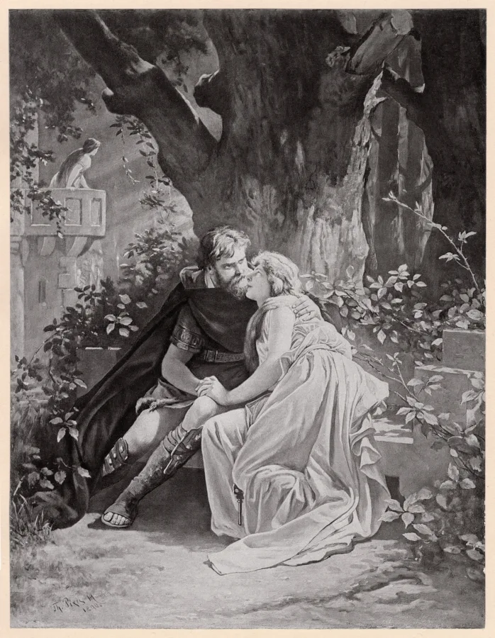An illustration of Isolde Richard Wagner's opera