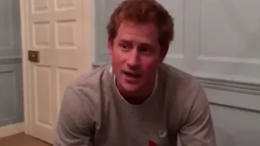Prince Harry says he gets anxious before public speaking