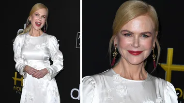 Nicole Kidman stuns in white gown at Hollywood Film Awards