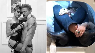 Cody Simpson films Miley Cyrus pulling a bizarre stunt