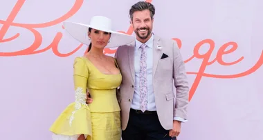 Snezana looks incredible 4 months post-birth with Sam Wood at the races