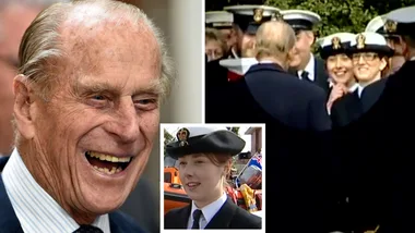 Prince Philip asks female Navy Cadet if she works in a ‘strip club’