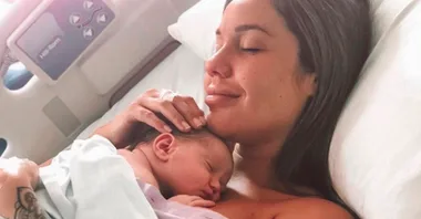 MAFS star Davina Rankin welcomes her first child with partner Jaxon Manuel