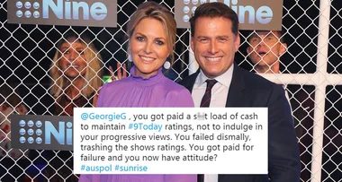 Sacked Today host Georgie slams troll who called her a “failure”