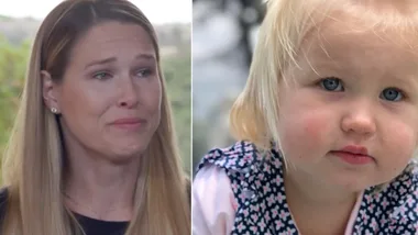 Morgan Miller fights back tears when talking about daughter’s death