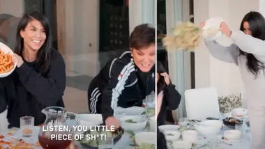Kardashians have a ‘food fight’ in KUWTK teaser
