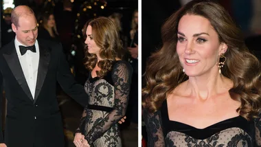 Kate Middleton stuns in black gown at Royal Variety Performance