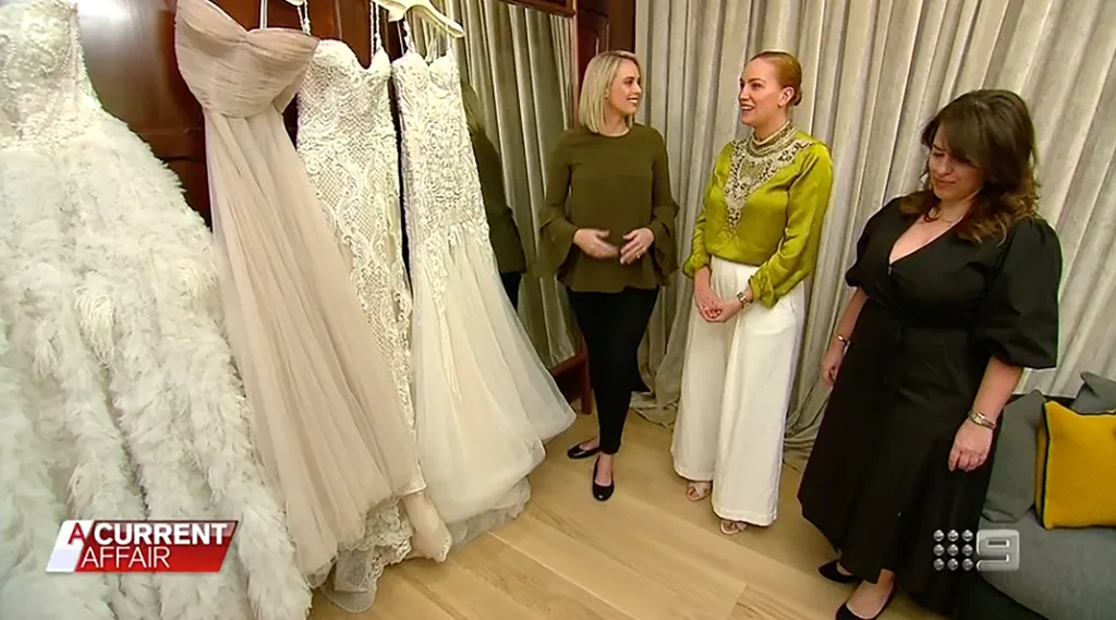 Jules wedding dress shopping