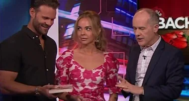 Bachelorette Angie and Carlin’s awkward TV clash
