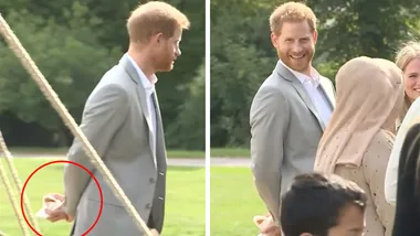 Prince Harry caught sneaking some samosas