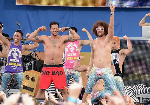 Redfoo performing on 'Good Morning America'