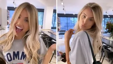 Love Island’s Cartier debuts her new blonde locks