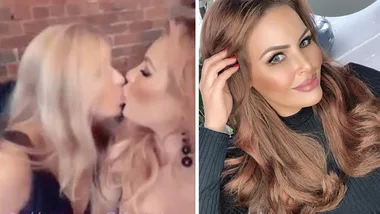 MAFS’ Sarah Roza kisses co-star Ashley Irvin during night out