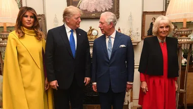 Prince Charles and Camilla meet with Donald and Melania Trump