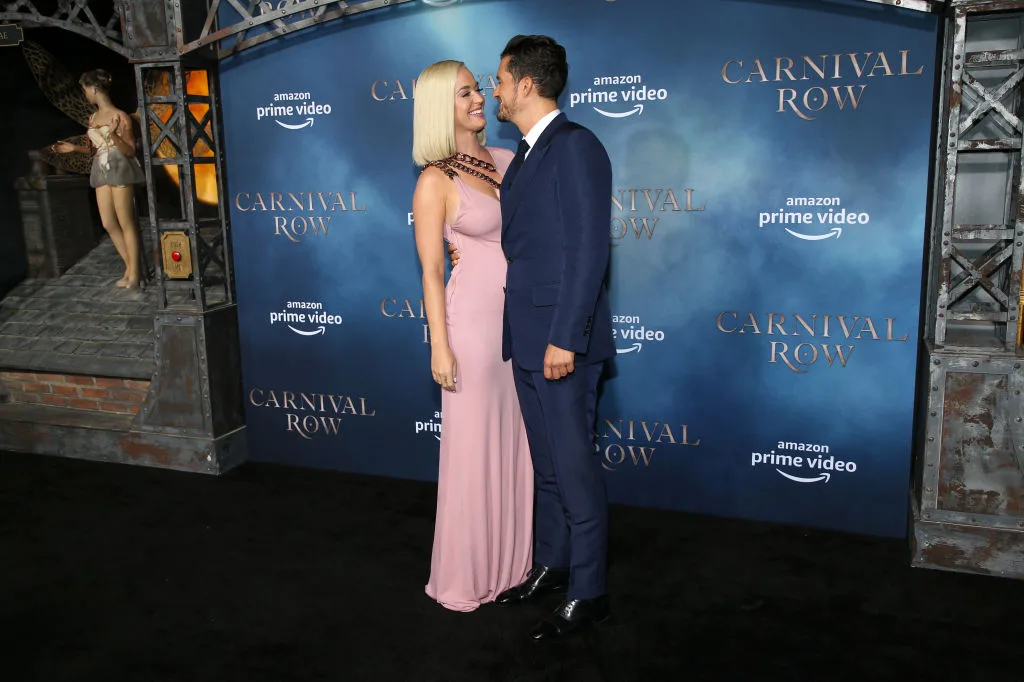 Katy Perry and Orlando Bloom at the LA Premiere of 'Carnival Row'